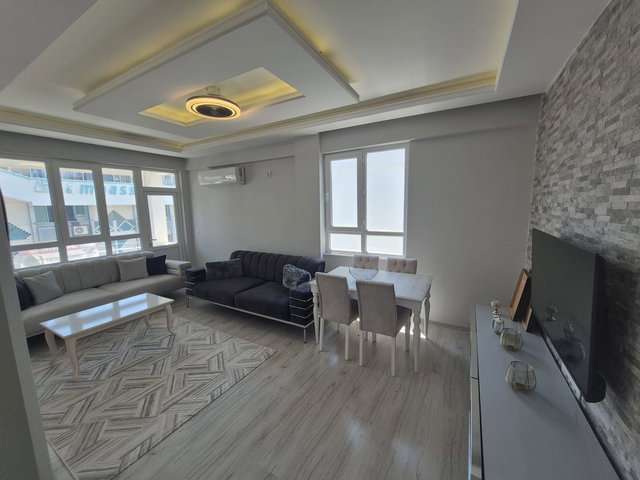 KEMER MERKEZ'DE SATILIK 2+1 EŞYALI, MARINA VE AY IŞIĞI PLAJI YAKIN DAIRE