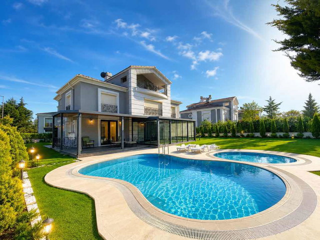 ÇEYSA ALTINKENT FUL YAPILI LÜKS HAVUZLU TRİPLEX VİLLA