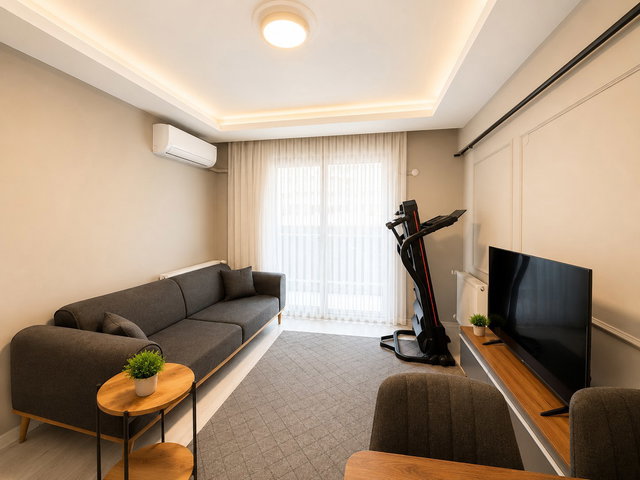 BORNOVA ZAFER MAHALLESİ'NDE FERAH BAKIMLI SİTE İÇİNDE 2+1 DAİRE