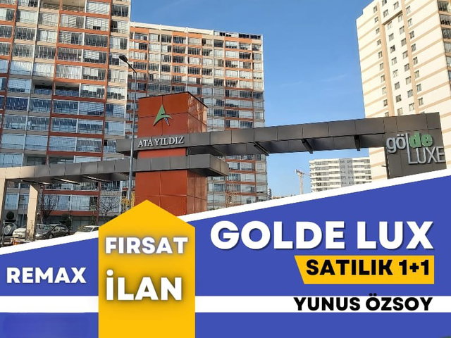 REMAX LEVEL'DEN ATAYILDIZ GÖLDE LUX SİTESİNDE SATILIK EŞYALI 1+1