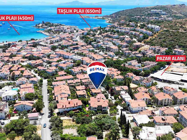 DATÇA MERKEZ | TAM MÜSTAKİL | 3+1 SATILIK VİLLA | 250 M² ARSA PAYI | YÜRÜME MESAFESİ