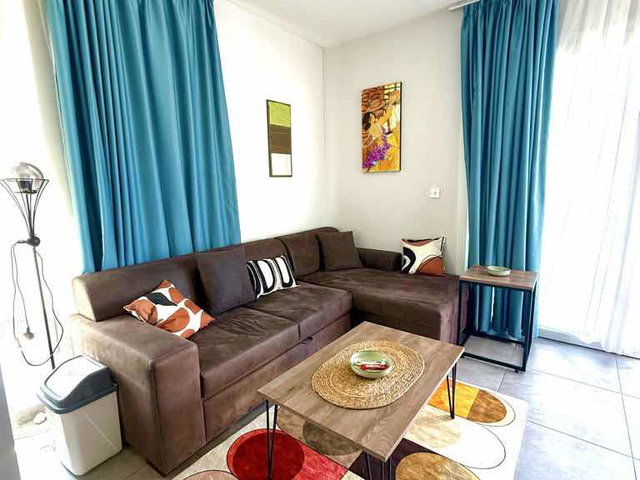 TURTLE BAY-OLİVE GROVE SATILIK 1+1 YENİ BAHÇE KAT DAİRE
