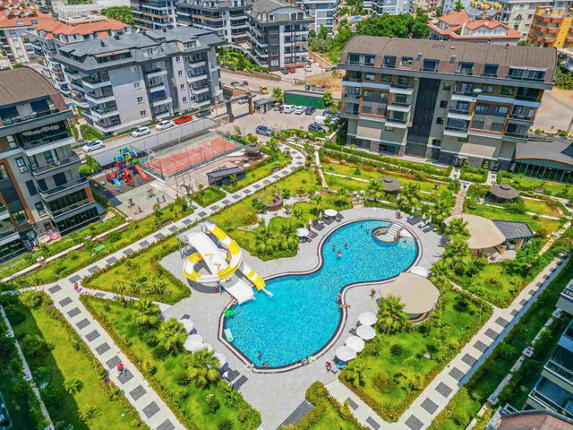 ALANYA OBA KAVI DREAMS SITE İÇINDE SATILIK 1+1