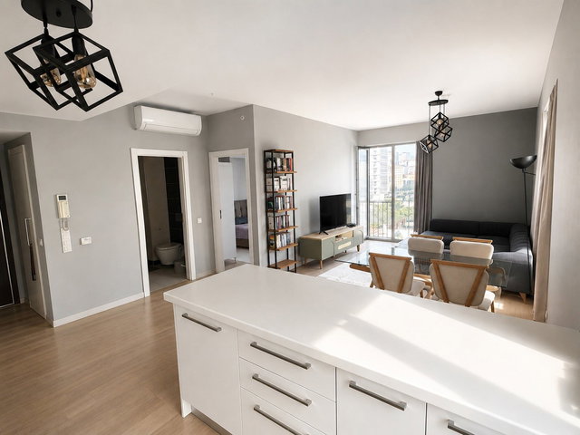 SARİSSA SİTESİ'NDE ÇİFT CEPHELİ HAVUZ CEPHELİ BÜYÜK TİP 1+1 SATILIK DAİRE
