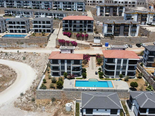 DIDIM AKBÜKTE FULL DENIZ MANZARALI, BAHÇE KATI 2+1 DAIRE !!!