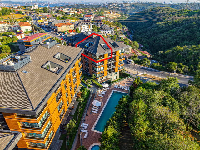 ZEKERIYAKÖY TERRACE BAHÇE KİRALIK 4+1 DUBLEKS | DENIZ MANZARALI