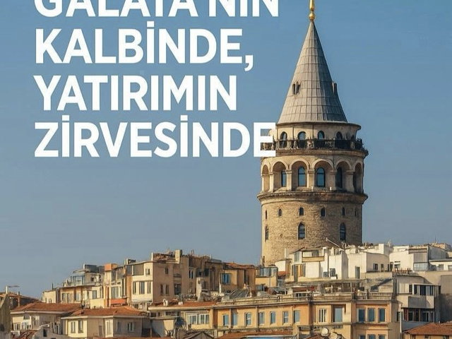 GALATA'DA KAMPANYA!!..YATIRIMLIK SATILIK SON SIFIR 1+1 DAİRE..