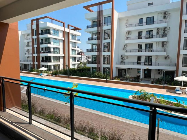 YENİKÖY'DE RENGİANTALYA GREENLİFE SİTESİNDE EŞYALI 1+1 KİRALIK
