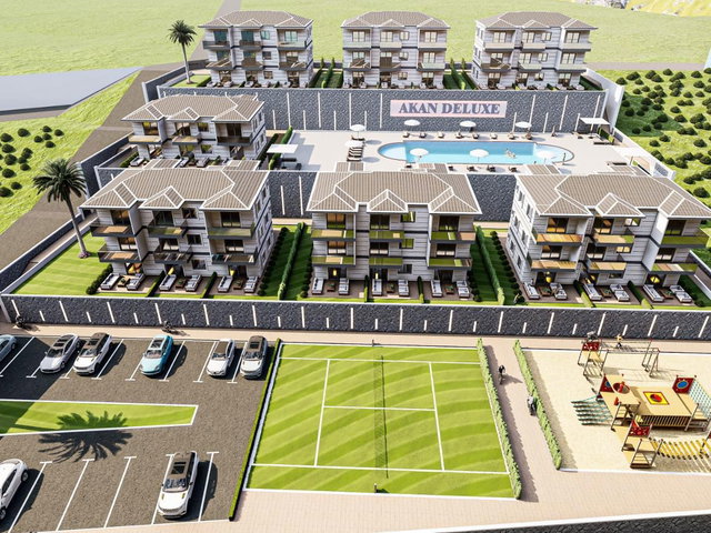 PANORAMİK DENİZ MANZARALI 1+1 BAHÇE KATI SIFIR DAİRE