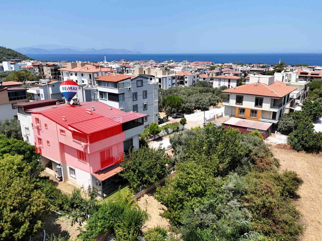 GÜZELÇAMLI’DA DOĞA VE DENİZ MANZARALI, MİLLİ PARKA KOMŞU 3+1 ÇATI DUBLEKSİ