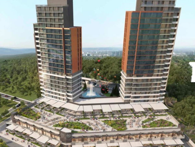 KORU BEYTEPE SİT. YÜKSEK KAT B BLOK ULTRA LÜX 1+1 SATILIK DAİRE