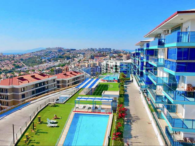 FULL DENİZ MANZARALI VE BAKIMLI 3+1 DAİRE!