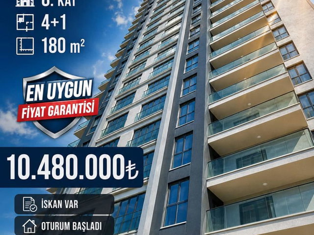 FORUM ANKARA AVM YÜRÜME MESAFESİNDE SIFIR 4+1 | 168 M² NET | 8. KAT | BALKONLU | KREDİ UYGUN