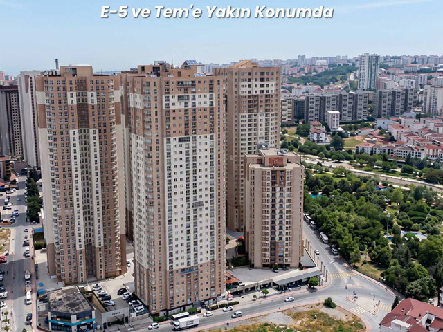 FIRSAT DAİRESİ ESENYURT S-TOWERS'TA 33. KAT PANORAMİK MANZARALI - YATIRIMLIK 3+1