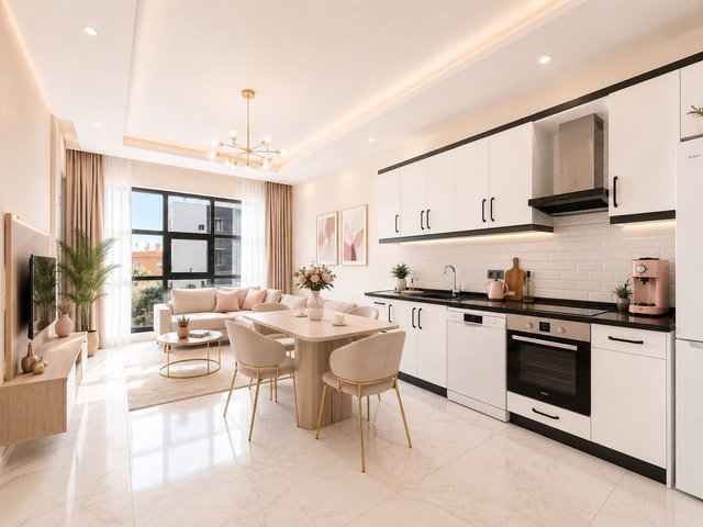 ALANYA OBA'DA SİTE İÇİNDE SATILIK 1+1 DAİRE