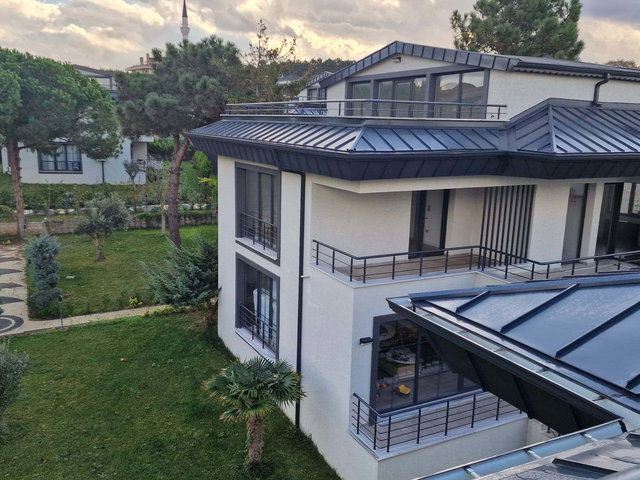 ŞİLE SAHİLKÖY’DE 2021 YAPIMI HAVUZLU 5+1 VİLLA | 350 M² NET, 4 CEPHE