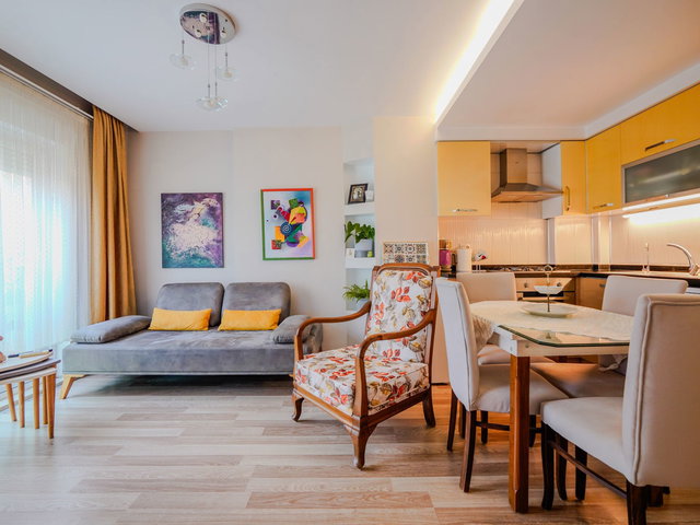 YÜKSEK KİRA GETİRİLİ | EŞYALI | ARA KAT | YATIRIMLIK 1+1 DAİRE