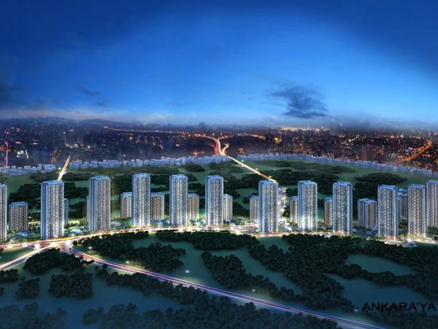 BEYTEPE YDA AKÇALI KONUTLARI’NDA 14. KAT 4+1 MANZARALI, GENİŞ DAİRE