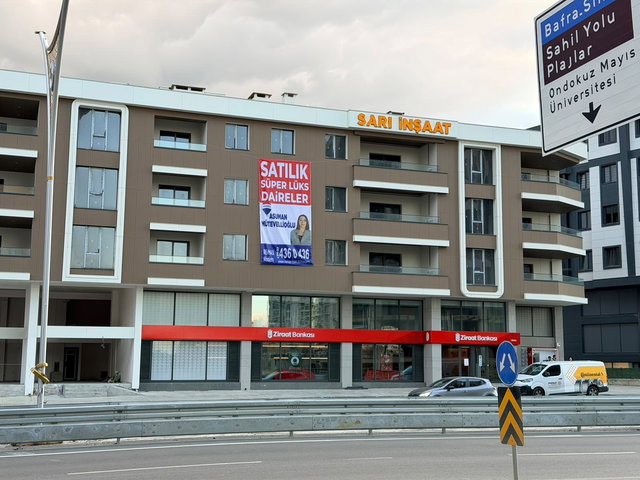 RECEP TAYYIP ERDOĞAN BULVARI’NDA YENI AVM’YE CEPHE BİNADA SATILIK  3 + 1 DAIRE