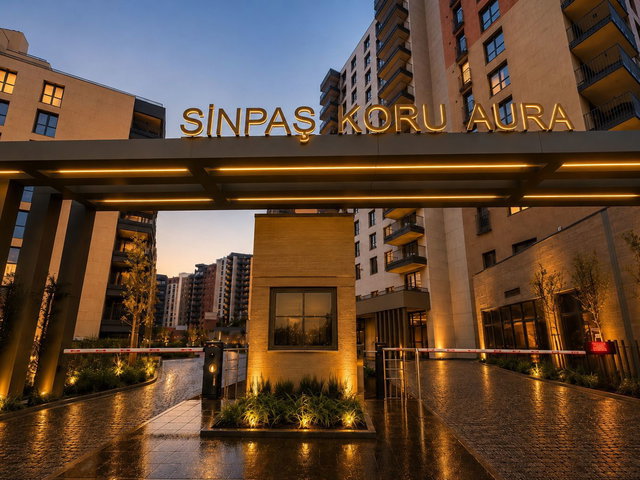 EMİNE CANTÜRK'DEN FİNANS ŞEHİR SİNPAŞ KORU AURA SITESI KIRALIK 4+1 DAIRE