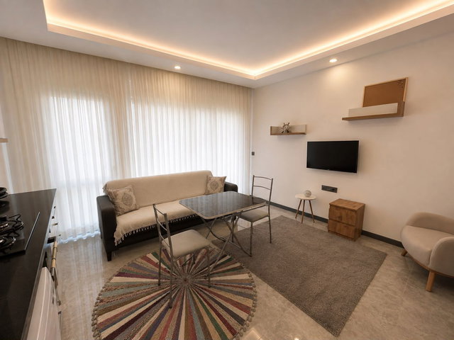 KUŞADASI MERKEZ'DE FULL EŞYALI 1+1 DAİRE