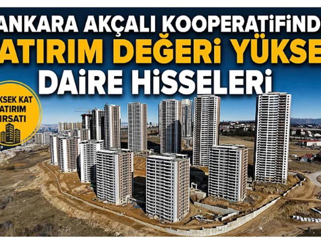 BEYTEPE AKÇALI KONUTLARI’NDA GÜNEY CEPHE 4+1 | 19. KAT | 165 M² NET | İNŞA HALİNDE