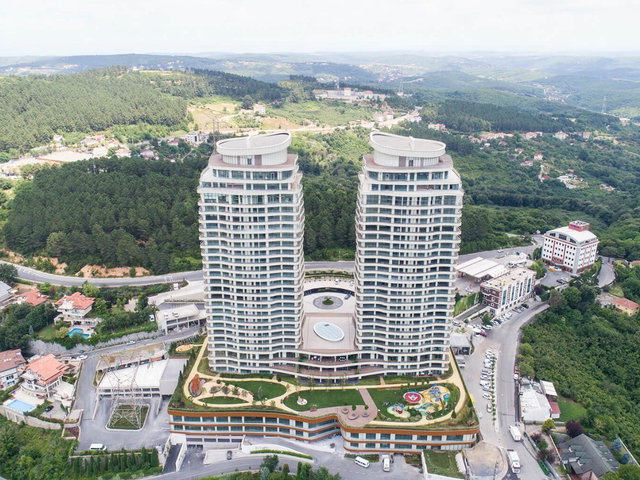 ACARKENT ACARBLU REZİDANS’ DA SATILIK 3+1 DENIZ VE DOĞA MANZARALI LOFT DAİRE