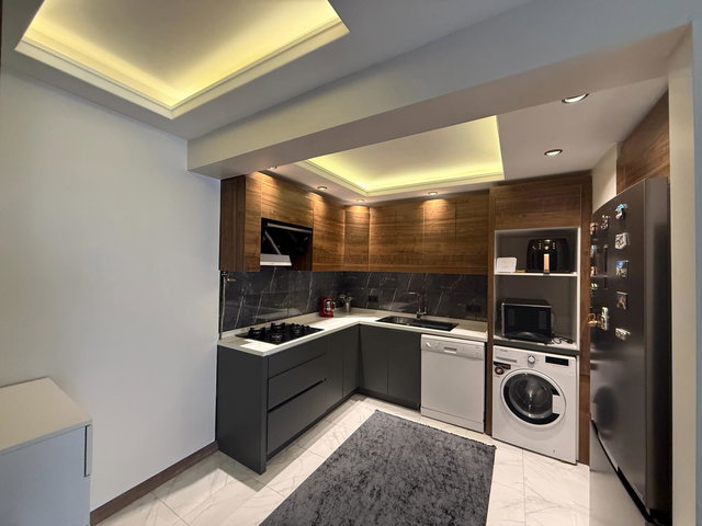 AKTEL RESIDENCE FULL TADILAT ÖZEL DEKOR SATILIK 1+1 DAIRE