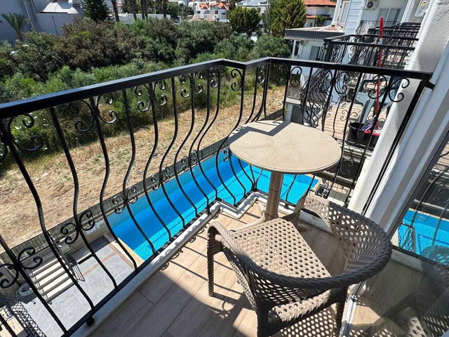 SİDE MAHALLESİ'NDE SATILIK HAVUZLU EŞYALI STÜDYO DAİRE