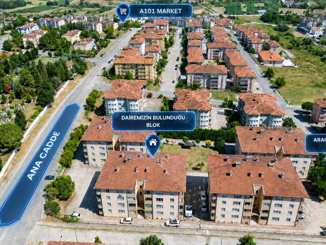 CAMİLİ'DE SİTE İÇERİSİNDE ADLİYE BİNASINA/HASTANEYE YAKIN DAİRE