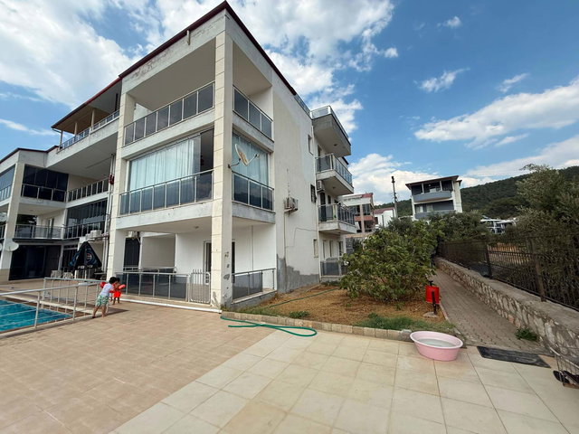 DİDİM AKBÜK’TE SATILIK 4+1  GİRİŞ KAT HAVUZLU DAİRE