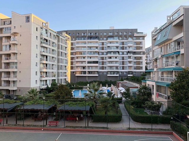 AKSE YAŞAM KONUTLARI HAVUZ CEPHELI 1+1 EŞYALI KIRALIK DAIRE