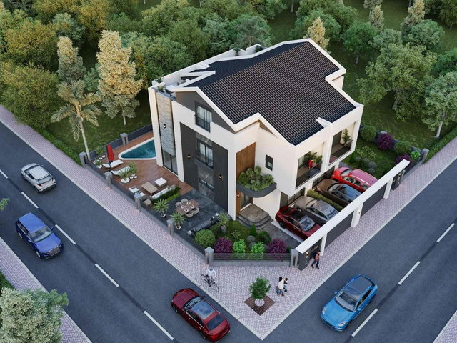 DÖŞEMEALTI/ALTINKALE’DE 5+1 LÜKS TRİPLEKS VİLLA