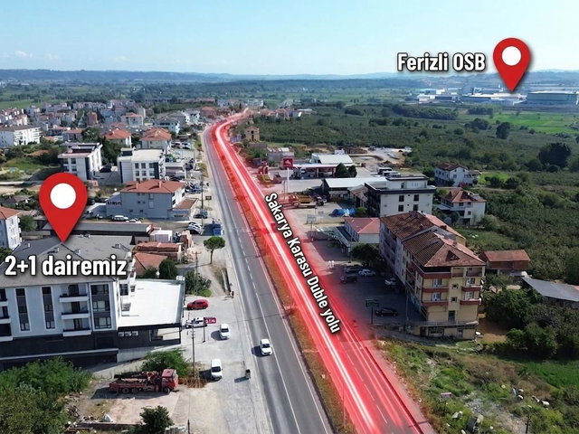 REMAX MAVİ RIDVAN GEDİKTEN SAKARYA FERİZLİDE KAÇIRILMAYACAK KONUMDA SATILIK   2+1 DAİRE