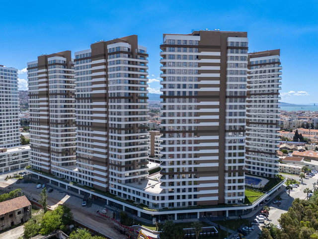 ALSANCAK EVORA İZMİR'DE LÜKS EŞYALI KİRALIK 2+1 DAİRE