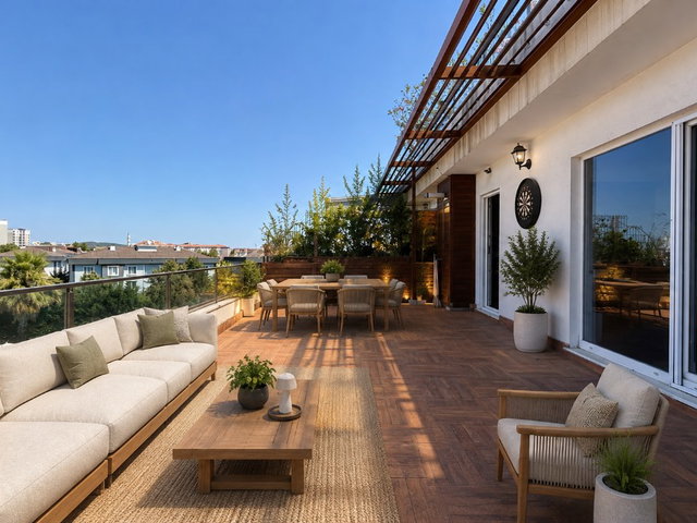 Q BAHÇE KURTKÖY SITESI 30M² TERASLI MASRAFSIZ SATILIK 2+1 DAIRE