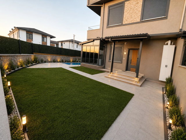 RE/MAX MAVİDEN DENİZE YAKIN MÜSTAKİL HAVUZLU,BAHÇELİ 6+1 TRİBLEX