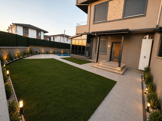 RE/MAX MAVİDEN DENİZE YAKIN MÜSTAKİL HAVUZLU,BAHÇELİ 6+1 TRİBLEX