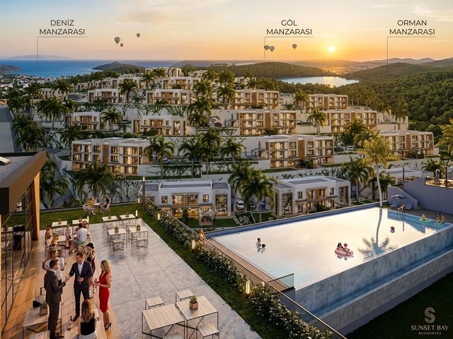 MİLAS BOĞAZİÇİ’NDE SIFIR, EŞYALI SATILIK  2+1 DAİRE