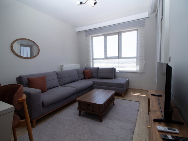 GÖKDEMIR CLASS SATILIK LÜX EŞYALI KLIMALI 1+1/ REMAX ENBATI