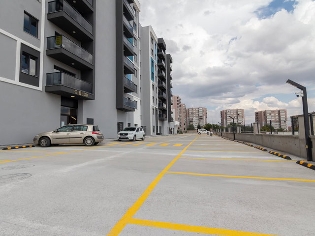 ERYAMAN ONYX CORNER'DA SIFIR SATILIK 2+1 DAİRE AMERİKAN MUTFAK