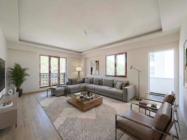 SİTE KONSEPTLİ 107 M2 AYRI MUTFAK ARA KATTA 3+1 SATILIK DAİRE