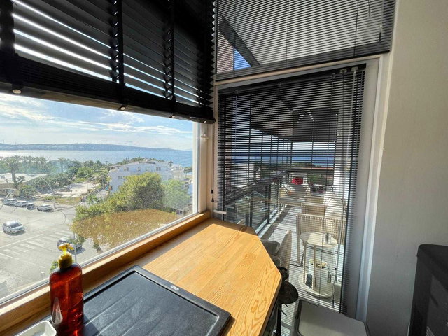 IZMİR ALİAĞADA PANORAMİK DENİZ MANZARALI, KİRALIK 2+1 DAİRE