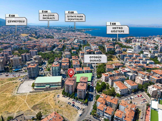 KARABAĞLAR VATAN'DA 7/24 GÜVENLIKLI ,HAVUZLU 3+1 SATILIK DAİRE