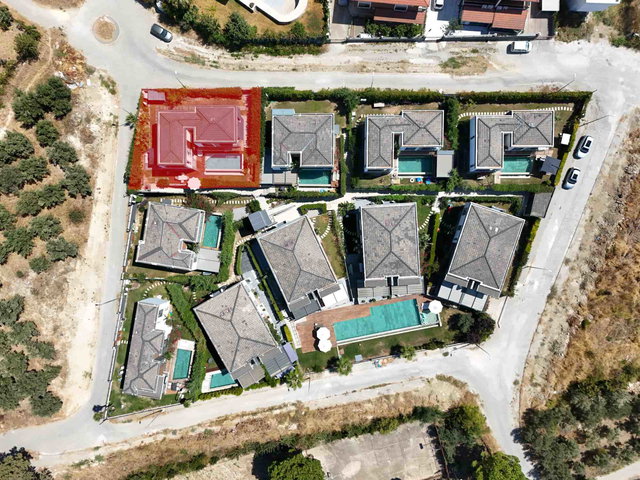 SOĞUCAK'DA PANORAMIK DENIZ MANZARALI MÜSTAKIL ULTRA LÜKS VILLA