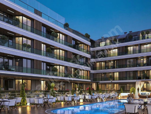 ESENBOĞA HAVAALANI YAKINI  SENDİEGO REZİDANS TA SATILIK 1+1 HAVUZLU DAİRE