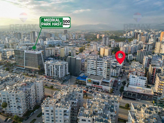 REMAX AVLU'DAN MEDİCAL PARK CİVARI İÇİ SIFIR KİRALIK  2+1 DAİRE