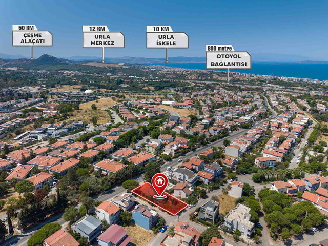 GÜZELBAHÇE ÇELEBİ’DE 383 M² ARSA İÇİNDE SATILIK MÜSTAKİL 3+1