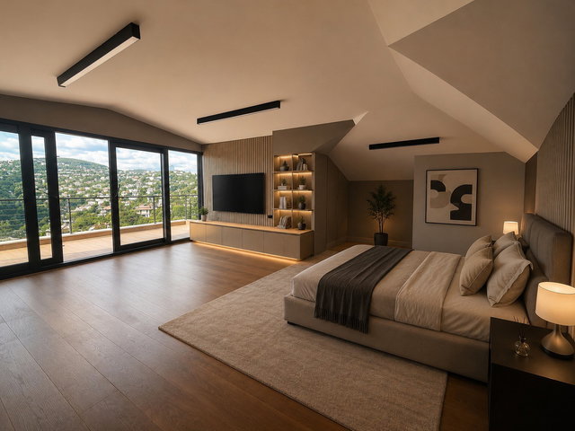 REMAX7TEPE’DEN KONAKLAR MANZARALI REVİZE ASANSÖRLÜ KİRALIK VİLLA