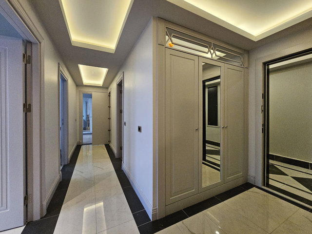 FIRST AVENUE SİTESİNDE ŞEHİR VE DENİZ MANZARALI 2+1 KİRALIK DAİRE